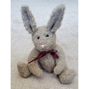 Boyds Collection Ltd. Grey Bunny with Movable Limbs